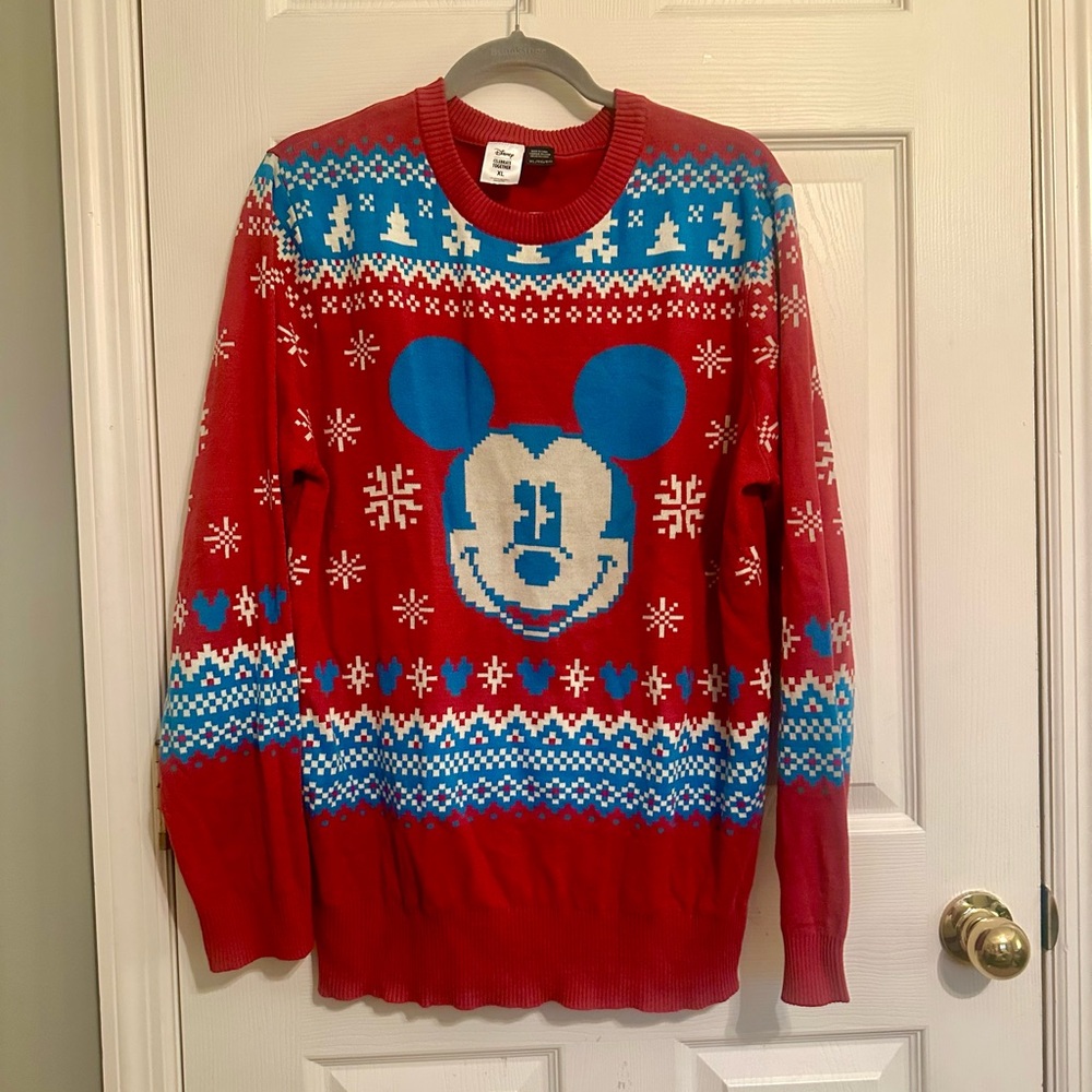 Mickey Mouse Disney Christmas Sweater. GUC